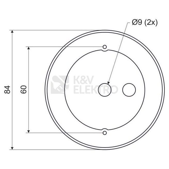 Obrázek produktu Víčko pro lustrhák KOPOS Z PH V 68 S HB průměr 83mm 1