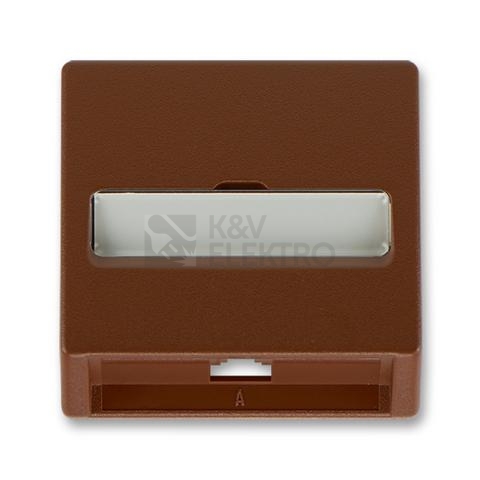 Obrázek produktu ABB Classic kryt zásuvky telefonní (pro přístroj 5013U) hnědá 5013C-A00213 H3 0