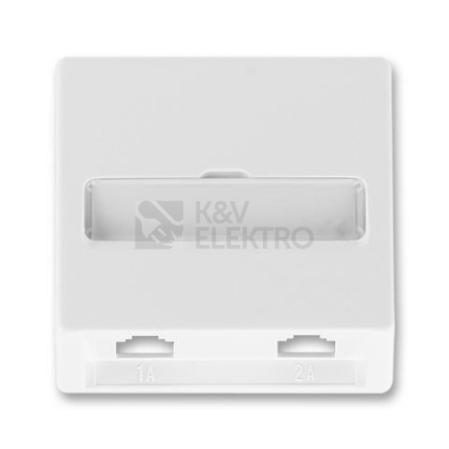 ABB Classic kryt zásuvky telefonní jasně bílá 5013C-A00215 B1