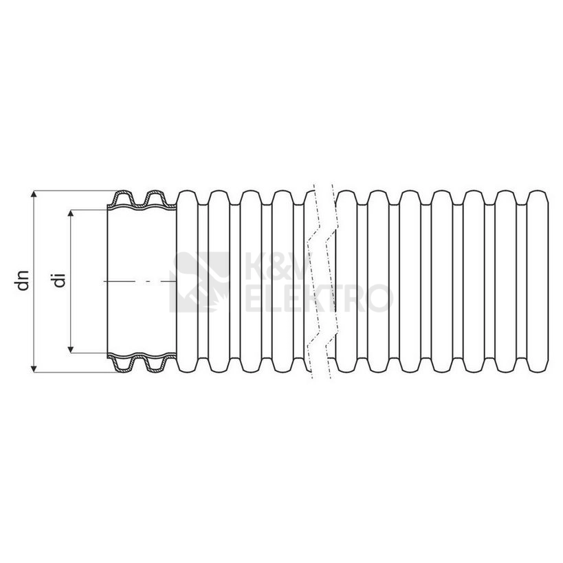 Obrázek produktu Chránička KOPOS KOPOFLEX 50 KF 09050 BA červená 50mm (50m) 1