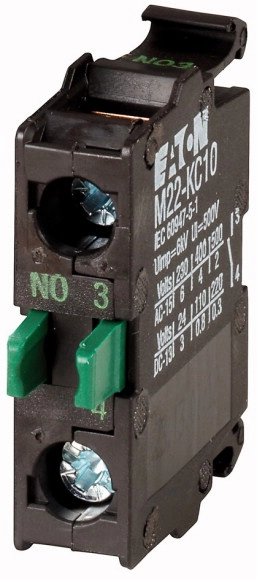 Kontaktní prvek spínací kontakt EATON M22-KC10 zadní upevnění 216380
