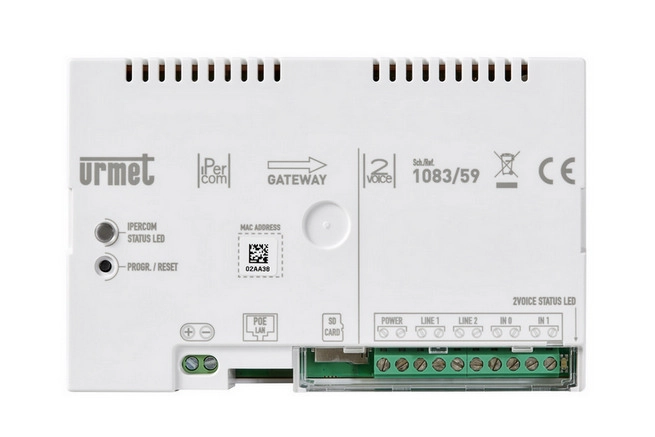 Gateway ze systému IPERCOM na 2VOICE URMET 1083/59