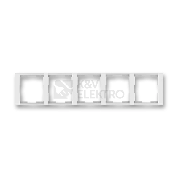 Obrázek produktu ABB Time pětirámeček bílá/ledová bílá 3901F-A00150 01 vodorovný 0