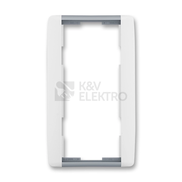 Obrázek produktu ABB Element dvojrámeček bílá/ledová šedá 3901E-A00121 04 svislý 0