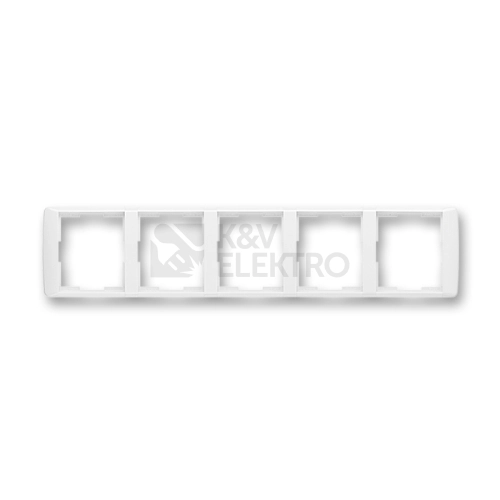 ABB Element pětirámeček bílá/bílá 3901E-A00150 03 vodorovný