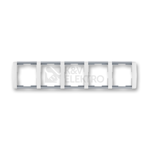 ABB Element pětirámeček bílá/ledová šedá 3901E-A00150 04 vodorovný