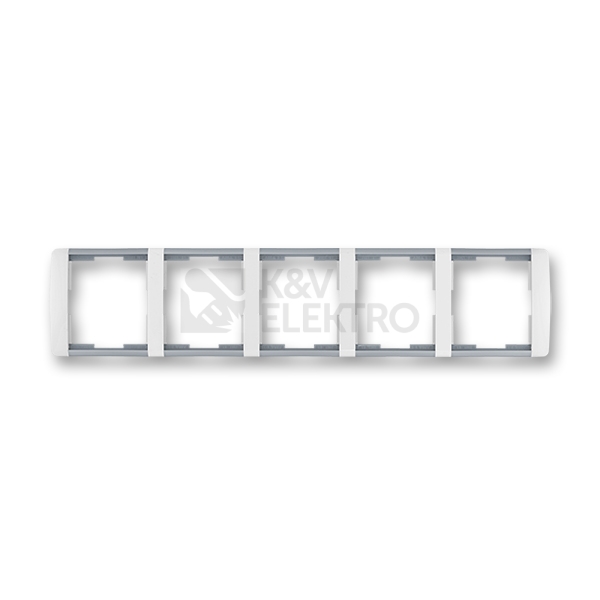 Obrázek produktu ABB Element pětirámeček bílá/ledová šedá 3901E-A00150 04 vodorovný 0