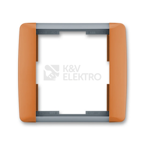ABB Element rámeček karamelová/ledová šedá 3901E-A00110 07