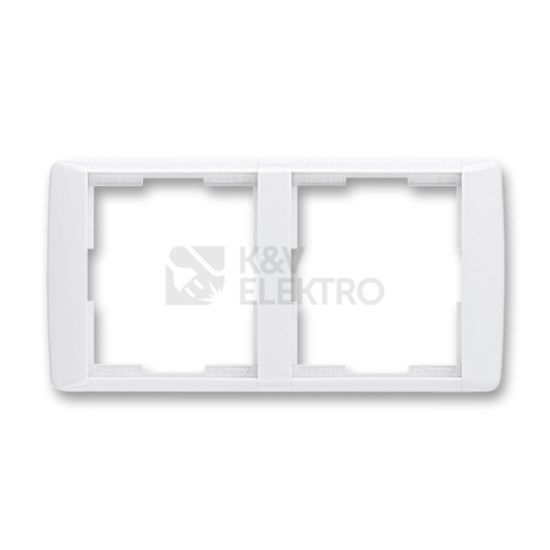 ABB Element dvojrámeček bílá/bílá 3901E-A00120 03 vodorovný