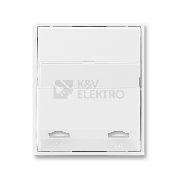 Obrázek produktu  ABB Element,Time kryt zásuvky telefonní bílá/bílá 5013E-A00215 03 0