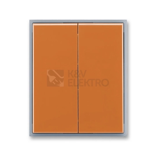 ABB Element kryt vypínače dělený karamelová/ledová šedá 3558E-A00652 07