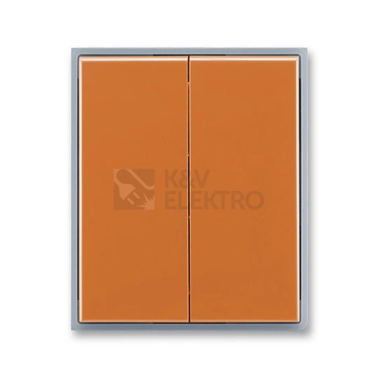 Obrázek produktu ABB Element kryt vypínače dělený karamelová/ledová šedá 3558E-A00652 07 0