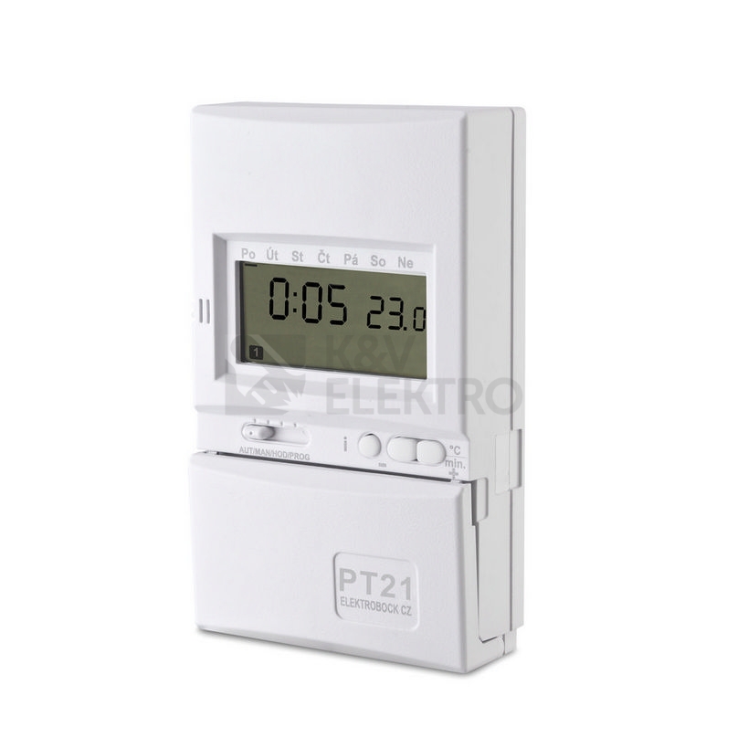 Obrázek produktu Pokojový digitální termostat ELEKTROBOCK PT21 0
