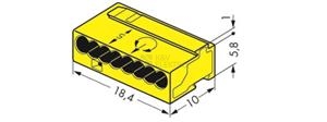 Obrázek produktu SVORKA WAGO MICRO 8X0,8 ZLUTA 243-508 1