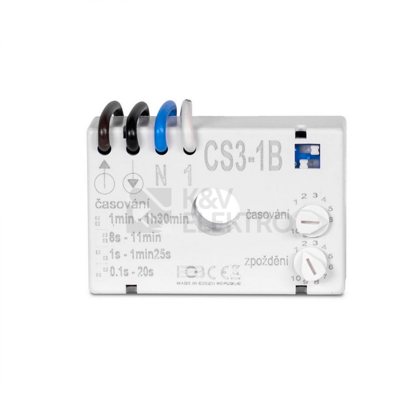 Obrázek produktu Časové relé pod vypínač ELEKTROBOCK CS3-1B 2