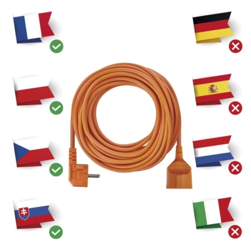 Prodlužovací kabel EMOS 25m/1zásuvka oranžová P01125 1901012500 (obrázek 6)