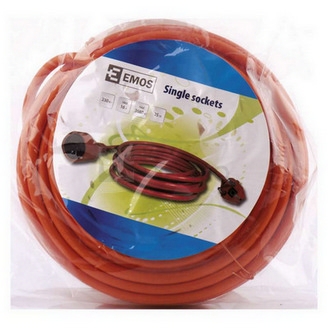 Obrázek produktu Prodlužovací kabel EMOS 25m/1zásuvka oranžová P01125 1901012500 1