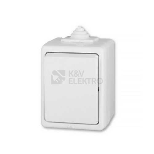 ABB Praktik vypínač č.6 IP44 bílá 3553-06929 B