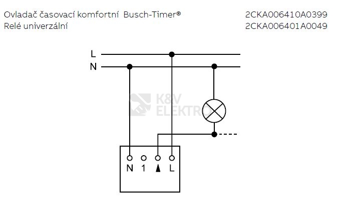 Obrázek produktu ABB přístroj univerzální relé 6401-0-0049 (6401 U-102-500) 2CKA006401A0049 1