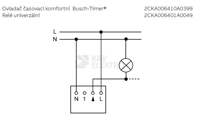Obrázek produktu ABB přístroj univerzální relé 6401-0-0049 (6401 U-102-500) 2CKA006401A0049 1