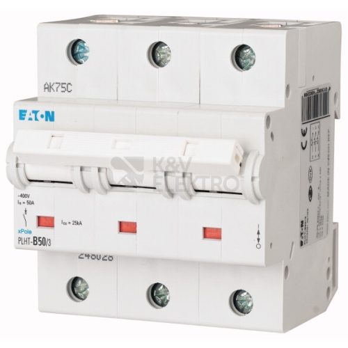 Jistič EATON PLHT-50/3/B 50A PLHT-B50/3 248028