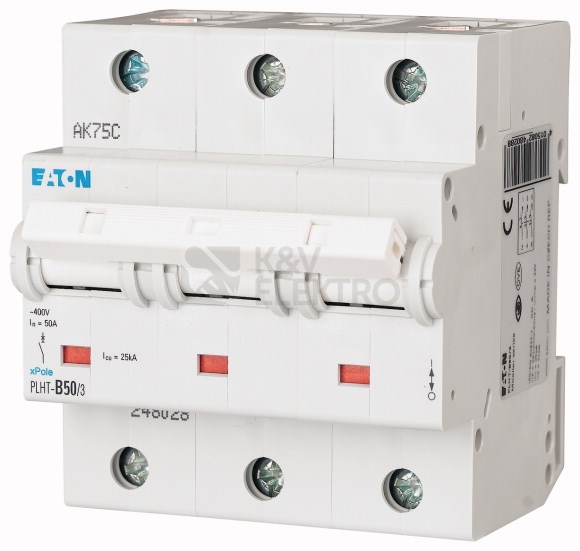 Obrázek produktu Jistič EATON PLHT-50/3/B 50A PLHT-B50/3 248028 0