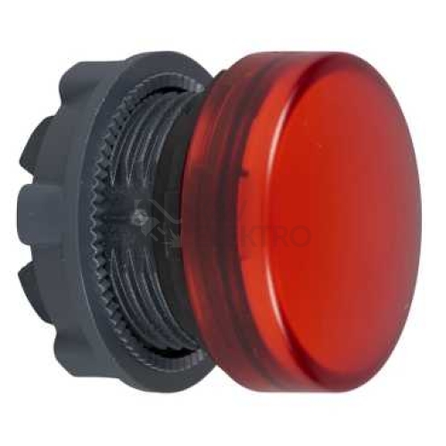 Schneider Electric Harmony hlavice signální červená plná čočka pro LED ZB5AV043
