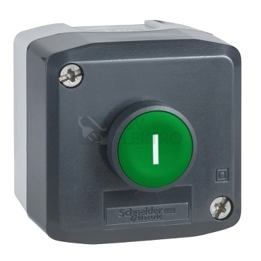 Obrázek produktu Schneider Electric Harmony skříňka s tlačítkem zelená 1NO XALD102 0