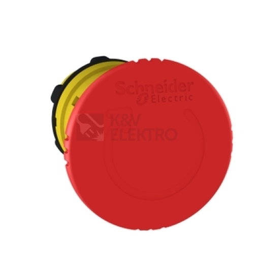 Schneider Electric Harmony nouzové tlačítko červené s aretací ZB5AS844 průměr 40mm uvolnit otočením