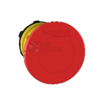 Obrázek produktu Schneider Electric Harmony nouzové tlačítko červené s aretací ZB5AS844 průměr 40mm uvolnit otočením 0