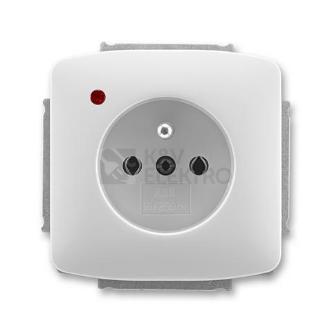 Obrázek produktu ABB Tango zásuvka s přepěťovou ochranou šedá 5598A-A2349S 0