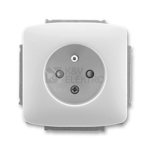 Obrázek produktu ABB Tango zásuvka šedá 5518A-A2359 S s clonkami 0
