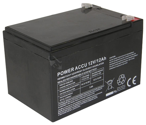 Obrázek produktu Bezúdržbový olověný akumulátor 12V/12Ah (98025) 0