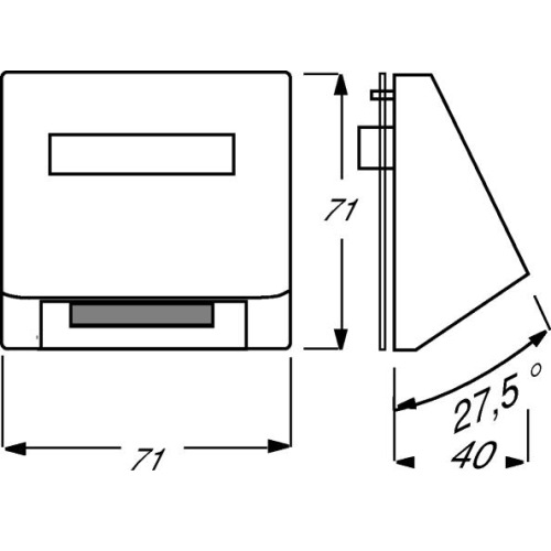 ABB Impuls kryt zásuvky komunikační šampaňská metalíza 1753-0-5499 (1758-79) 2CKA001753A5499