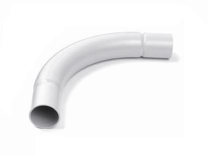 Koleno pro trubku Dietzel SB 32mm 20625 světle šedá