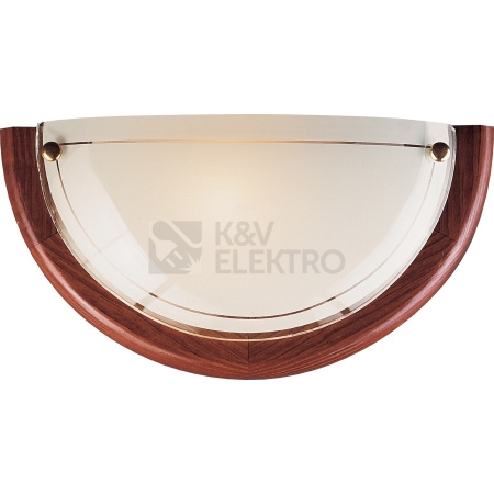 Obrázek produktu Svítidlo Compolux PUNTO 912011/82 tmavé dřevo 1x60W E27 půlkruh 300mm 0