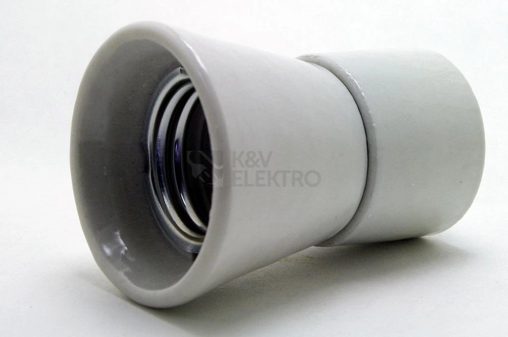Obrázek produktu Objímka Desko 1332-857 E27 M13X1 keramická bílá 0