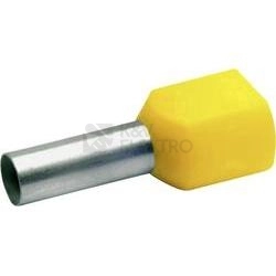 Obrázek produktu Lisovací dutinky dvojité žluté GPH DID 1,0-10 průřez 1mm2 délka 10mm (500ks) 0