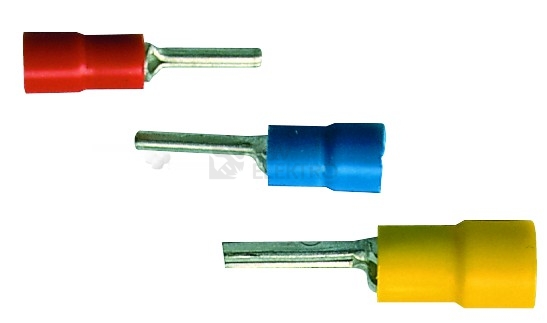 Obrázek produktu Kolík lisovací s izolací RF-P10 červený, průřez 0,5-1,5mm2 (100ks) 0