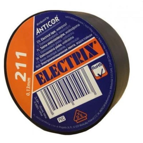 Levně Izolační páska Anticor Electric 38x10 černá
