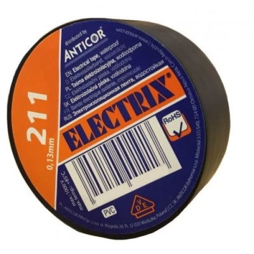 Izolační páska Anticor Electric 38mm x 10m černá