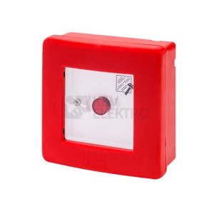 Obrázek produktu Nouzové požární tlačítko na povrch Gewiss GW42201 IP55 0