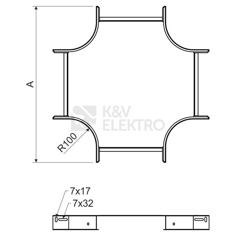 Obrázek produktu Kříž KOPOS Mars NKR 50x125 S 3
