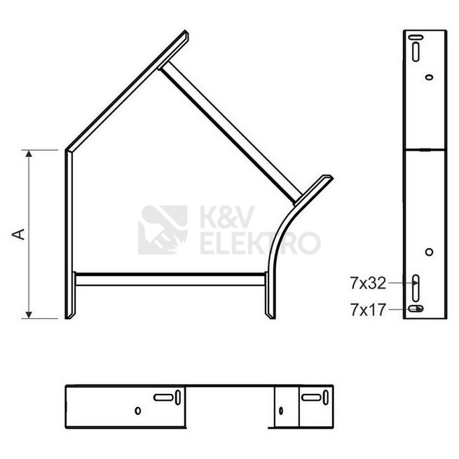 Obrázek produktu Oblouk KOPOS Mars 45° NO 45x100x125 S 3