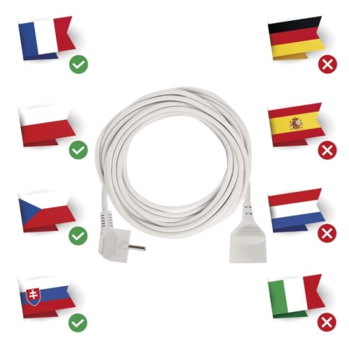 Prodlužovací kabel EMOS 10m/1zásuvka bílá P0110 1901011000 (obrázek 4)