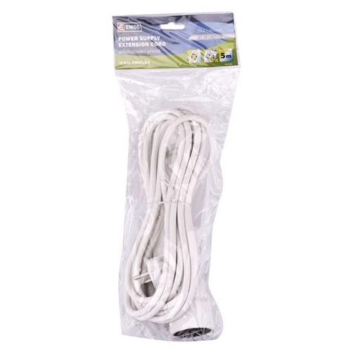 Prodlužovací kabel EMOS 5m/1zásuvka bílá P0115 1901010500 (obrázek 4)