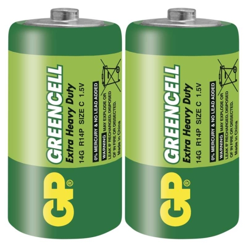 Levně Baterie C GP R14 Greencell fólie