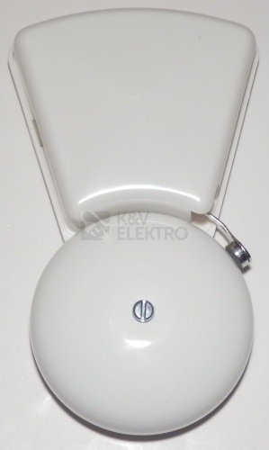 Obrázek produktu  Domovní zvonek KLEIN ZN-62 8V plochý bílý lakovaný 0