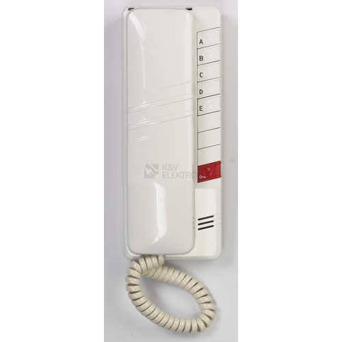 Telefon domovní TESLA DT93 bílá 4FP 210 54.201