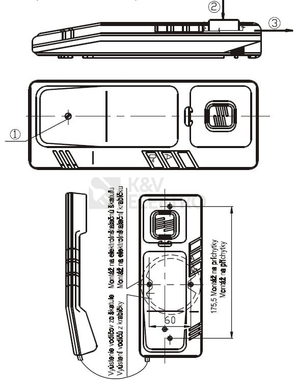 Obrázek produktu Domovní telefon bílý 4FP 210 53.201 1
